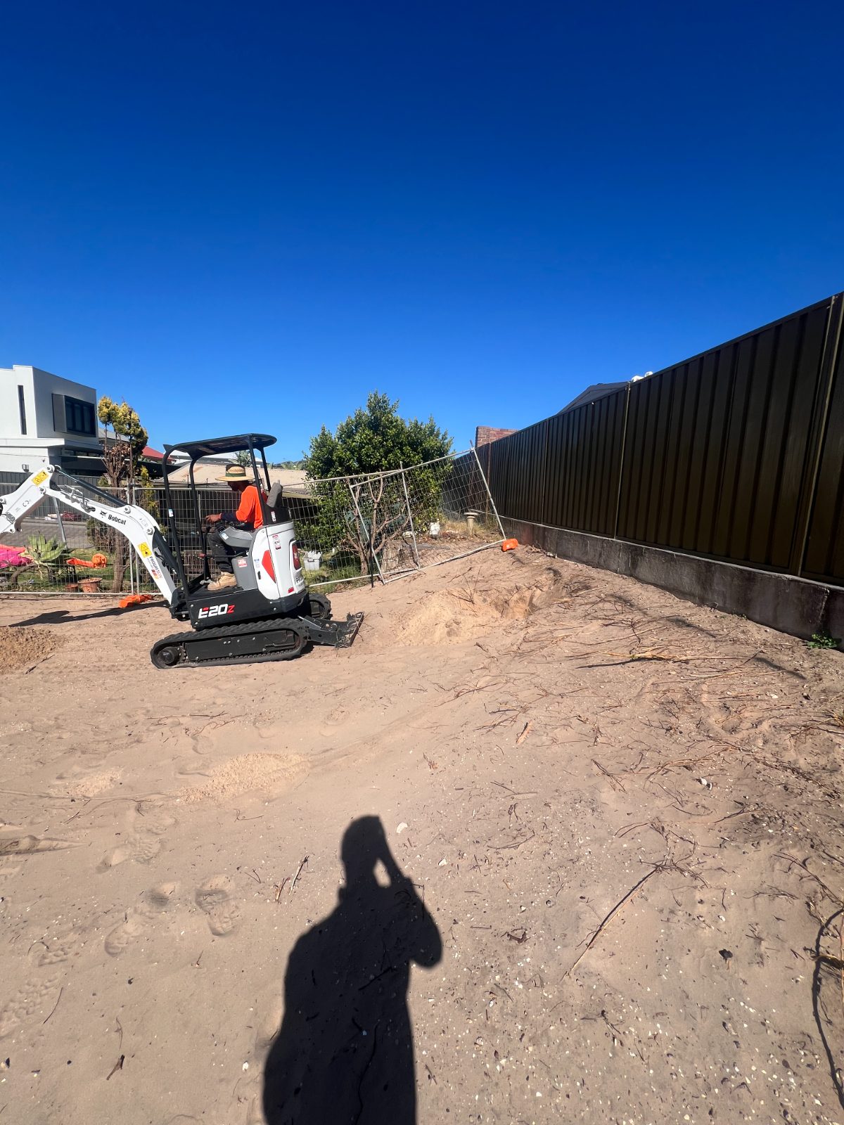 Site strip in progress — real AOI site, South Australia